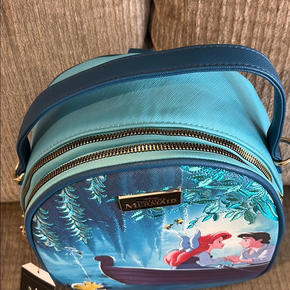Disney Bio Work little mermaid backpack 11 x 9 brand new - Picture 7 of 12